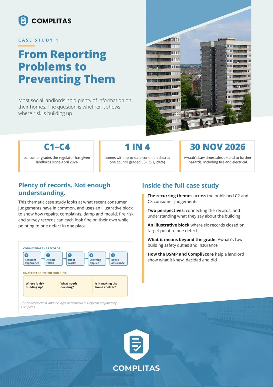 One-page summary of From Reporting Problems to Preventing Them