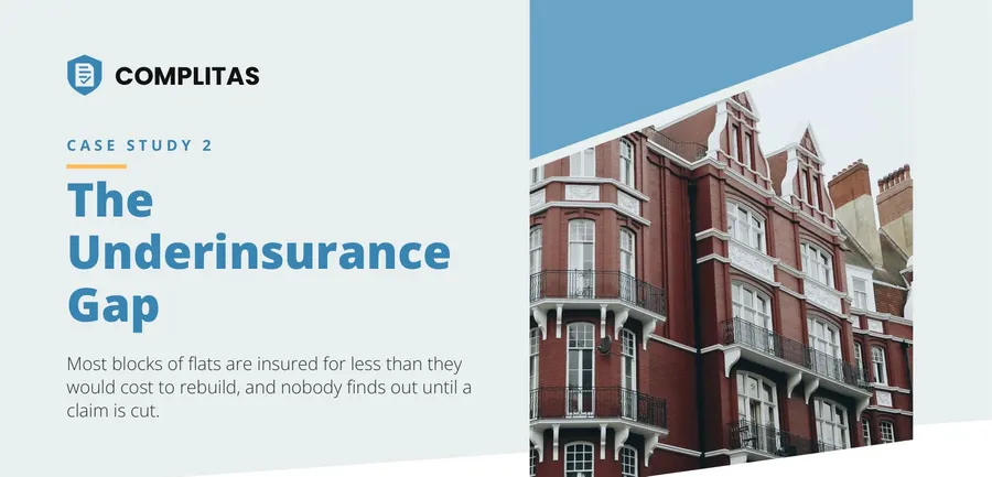 Cover of case study 2: The Underinsurance Gap in UK Blocks of Flats